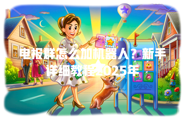 电报群怎么加机器人？新手详细教程2025年 一