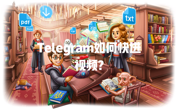 Telegram如何快进视频? 一
