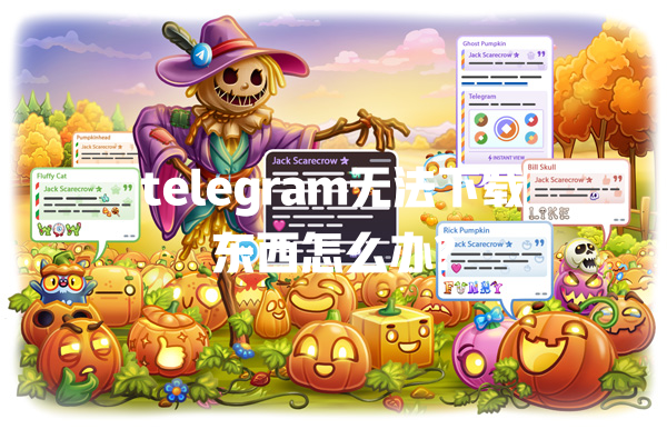 telegram无法下载东西怎么办? 一