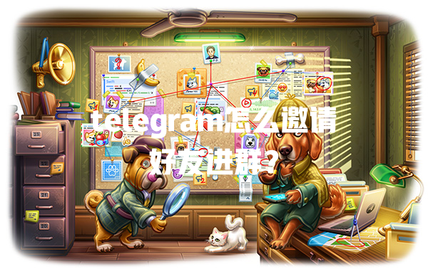 telegram怎么邀请好友进群? 一