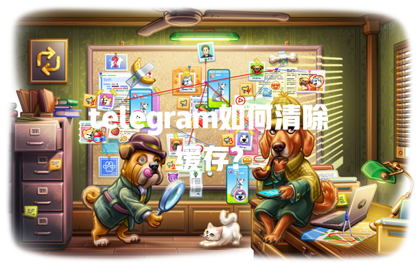 telegram如何清除缓存? 一